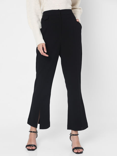 BLACK PEPPER WOMENS Crop Pants Size 16 Beige High Rise Wde Leg Elastic Waist  $21.80 - PicClick AU