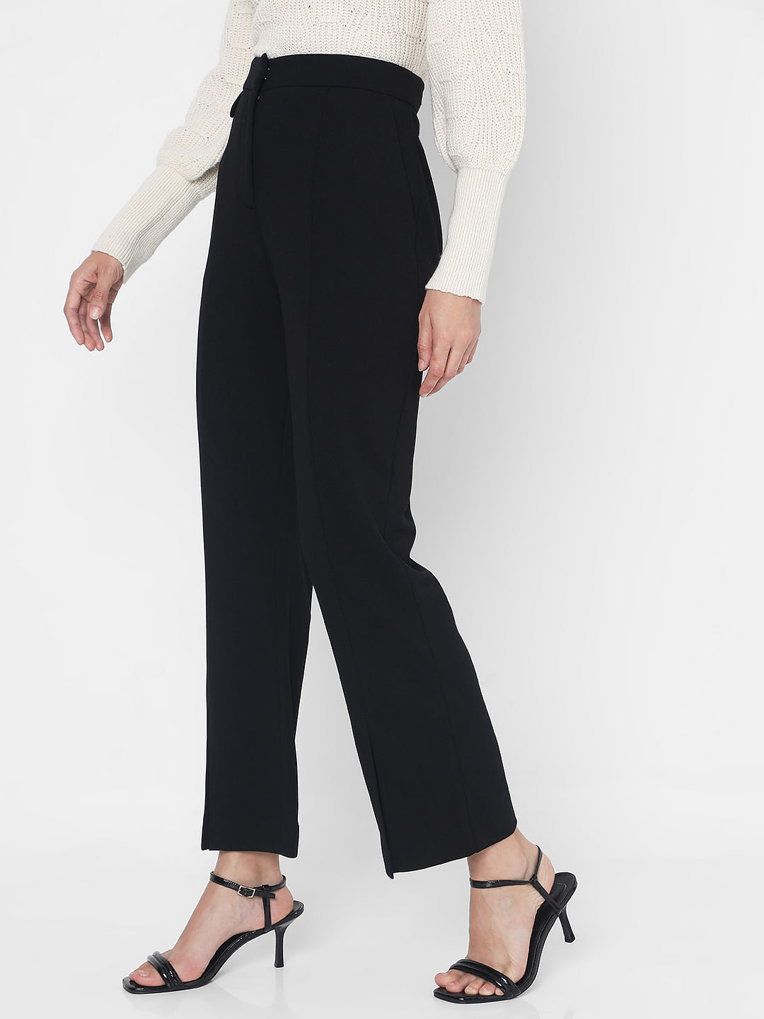 Women Trendy Bootcut Trousers Bellbottom Straight Trousers Pants Pack –  SaumyasStore