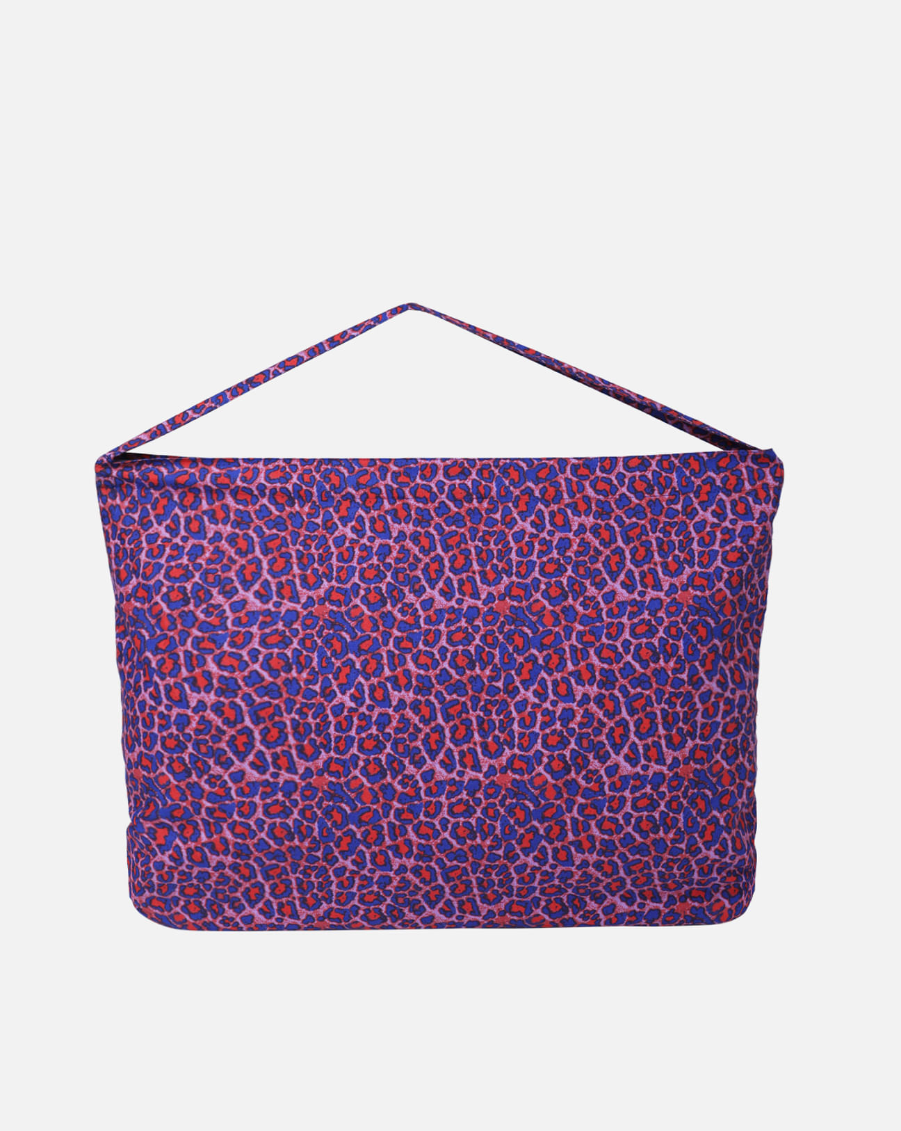 VERO MODA Purple Animal Print Organic Cotton Tote Bag
