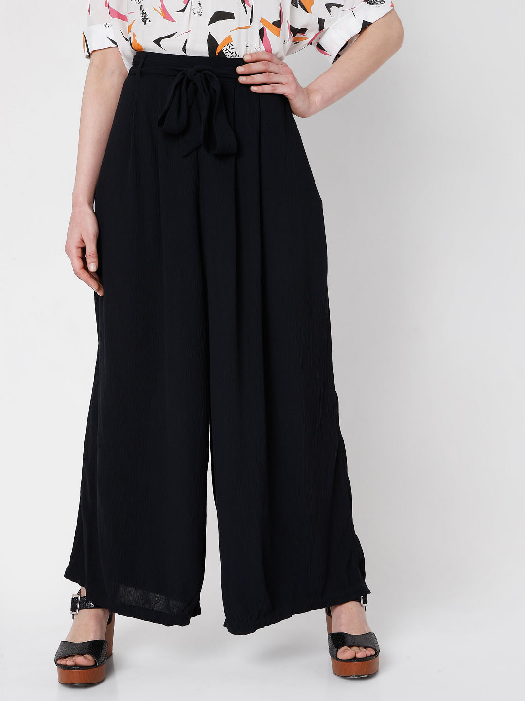 Buy Vero Moda Low Rise Trousers Online In India