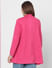 Fuchsia Pink Suede Jacket