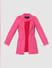 Fuchsia Pink Suede Jacket