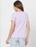 Lilac Foil Print T-shirt