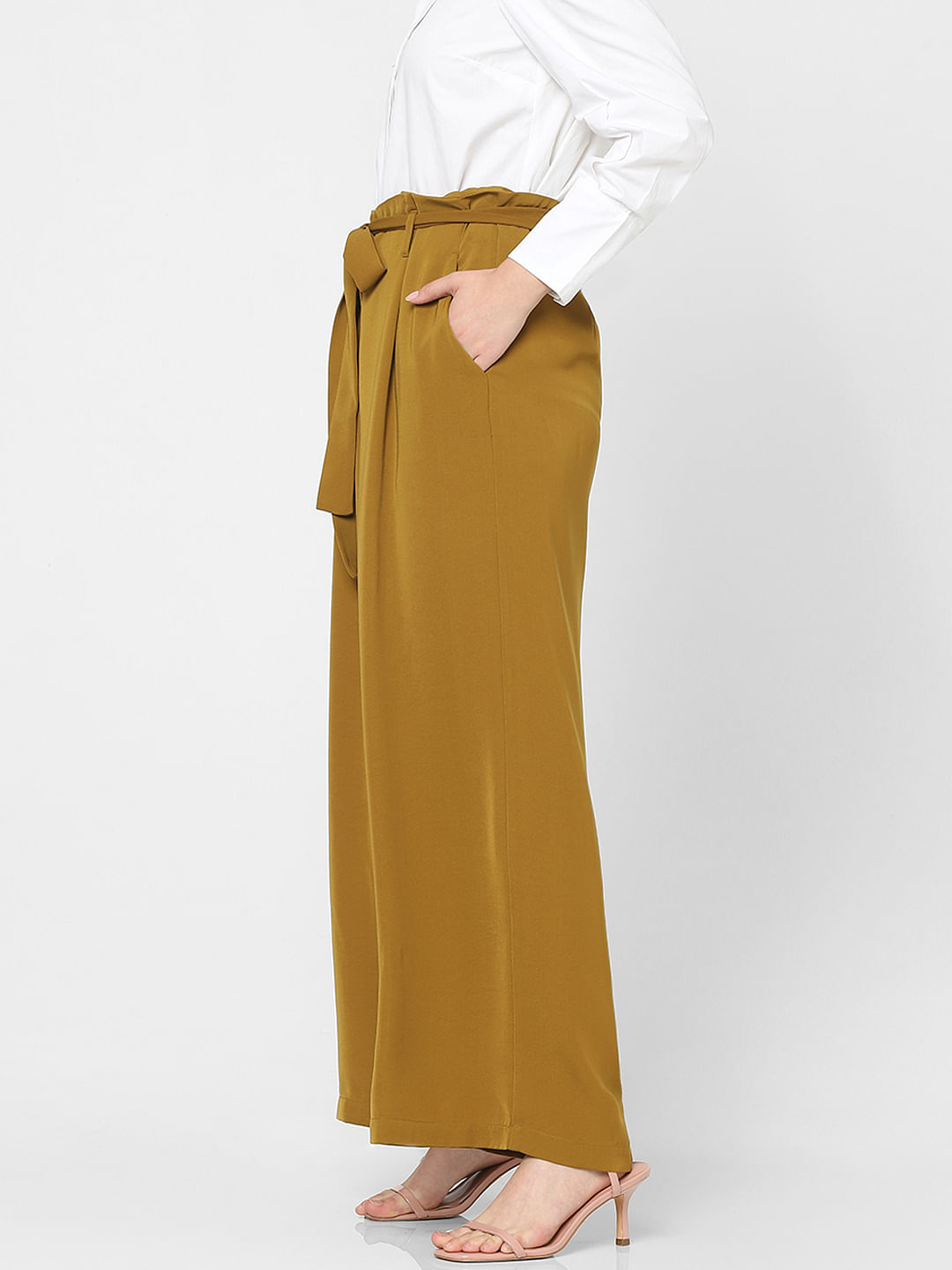 Buy Green Trousers  Pants for Women by Vero Moda Online  Ajiocom