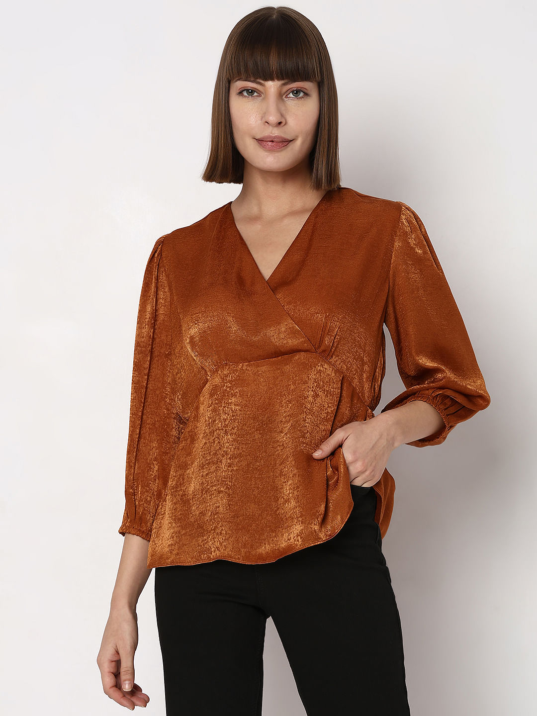 Copper 2025 satin top