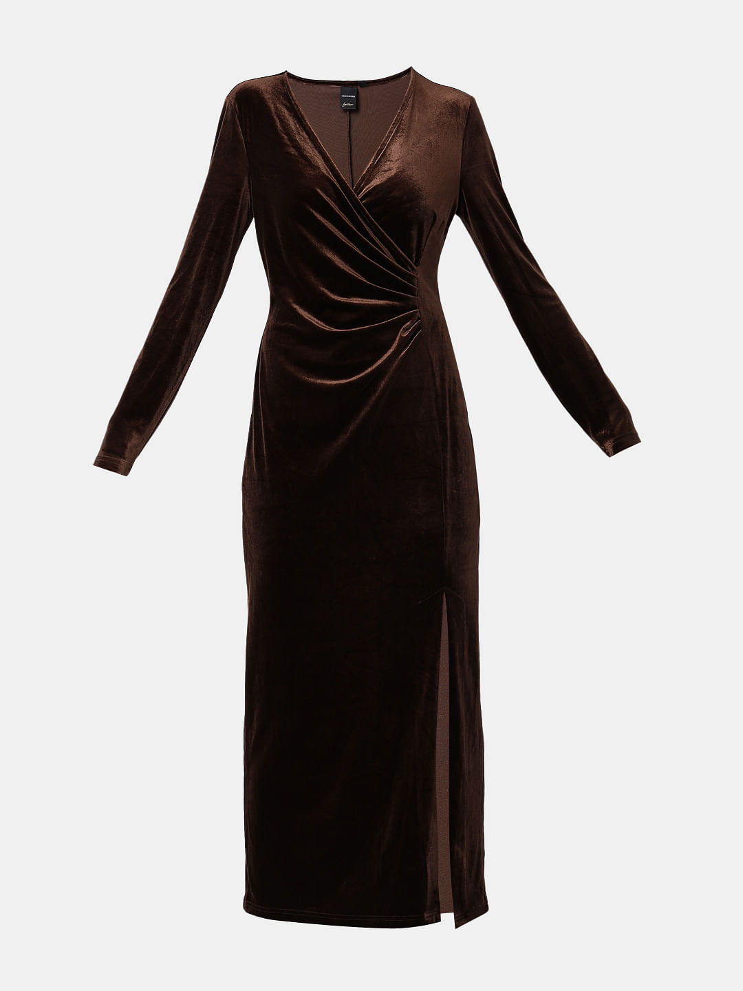 1960s Off Shoulder Velvet Bodycon Dress | Retro Stage