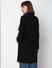 Black V-Neck Long Coat