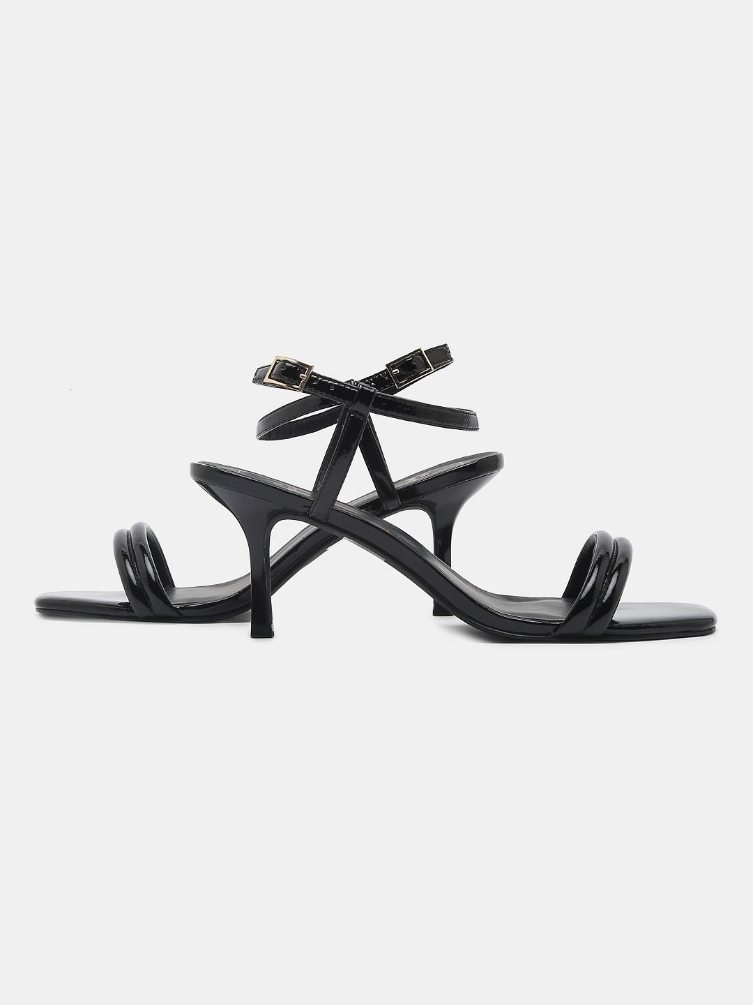 Low heel strappy online heels