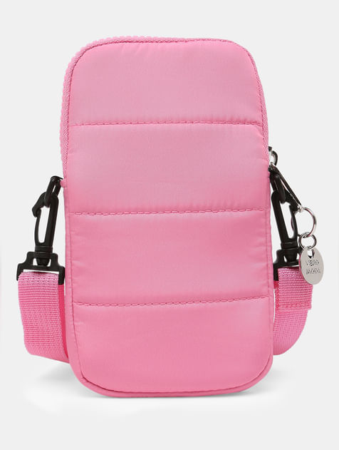 Pink Structured Sling Bag