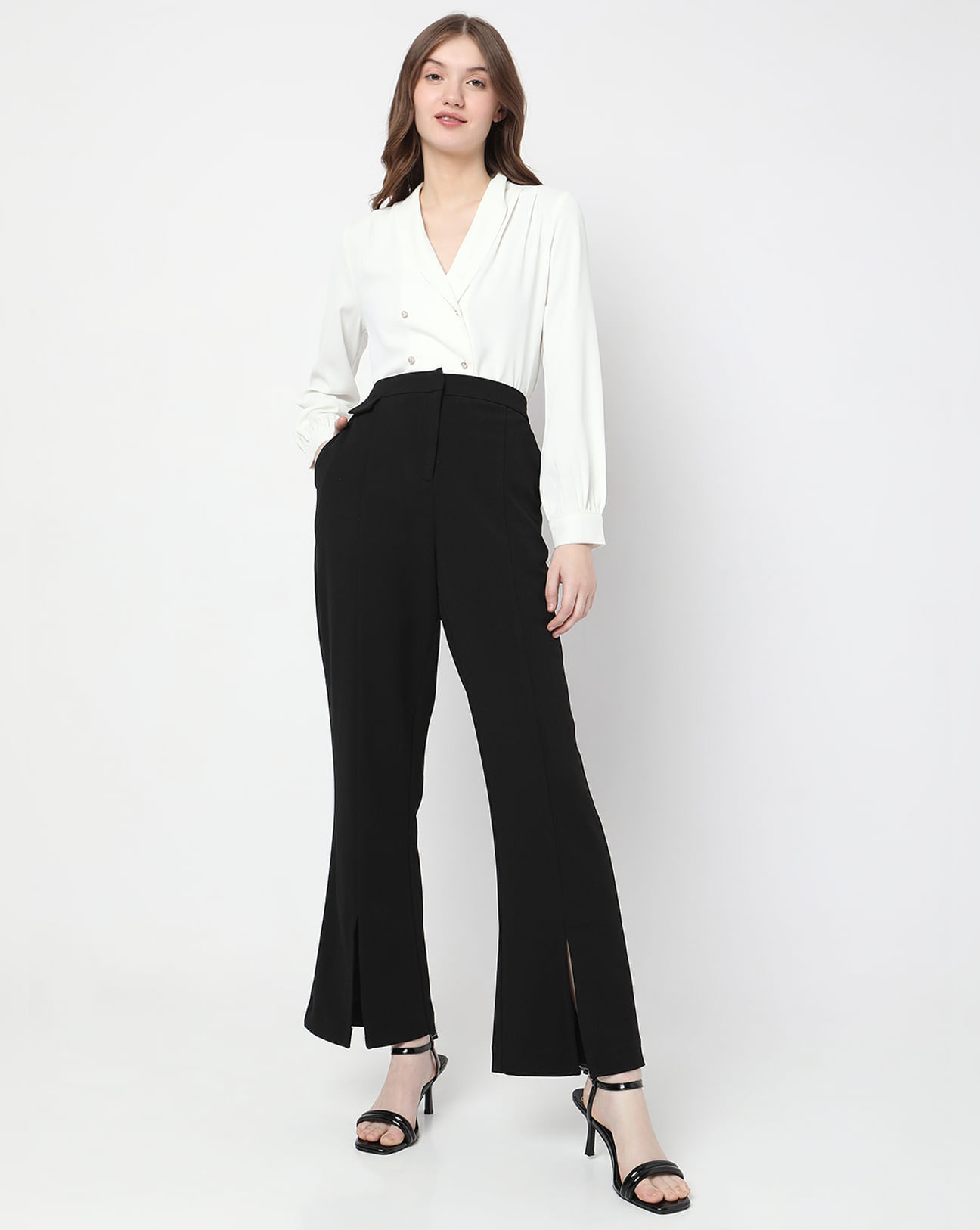 Ankle Slit High Waisted Pant — YELLOW SUB TRADING