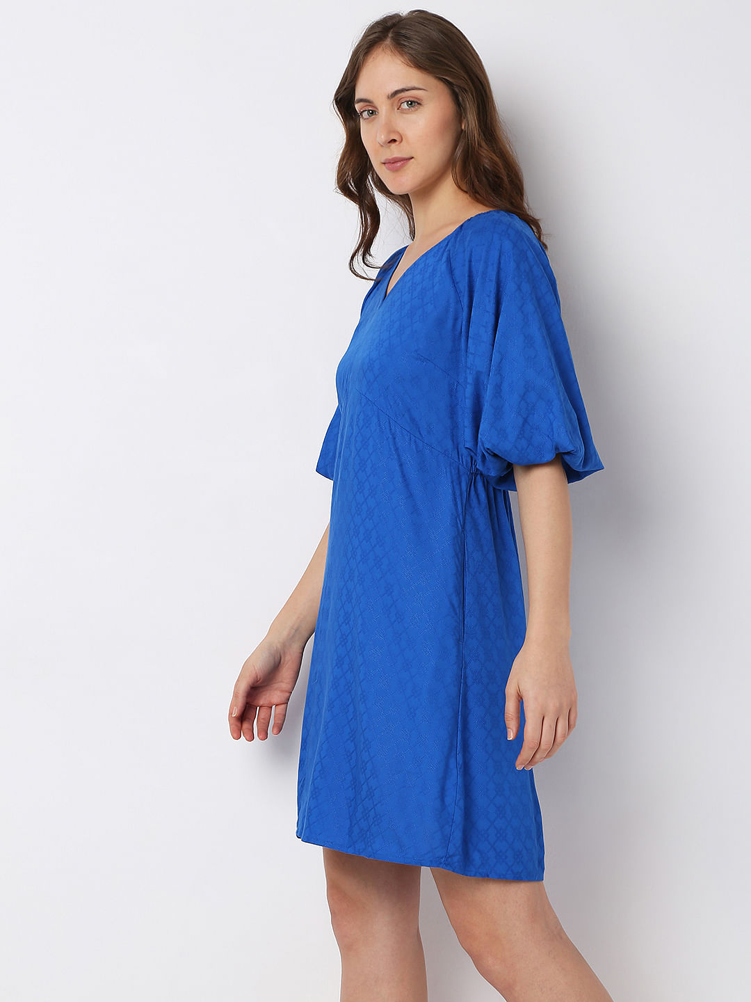 Buy BABYGIRL BLUE MINI DRESS for Women Online in India