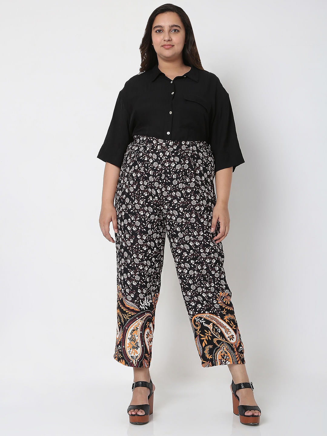 Daevish Regular Fit Women Black Trousers - Buy Daevish Regular Fit Women Black  Trousers Online at Best Prices in India | Flipkart.com