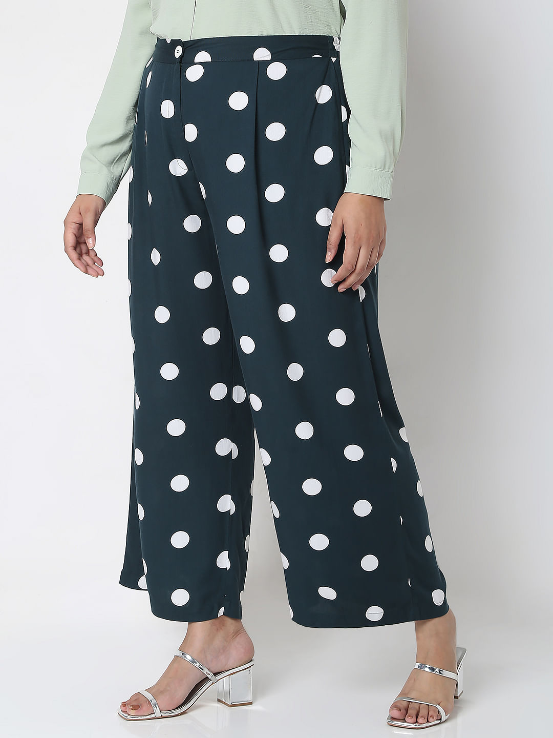 Black And White Polka Dot Pants | ShopStyle