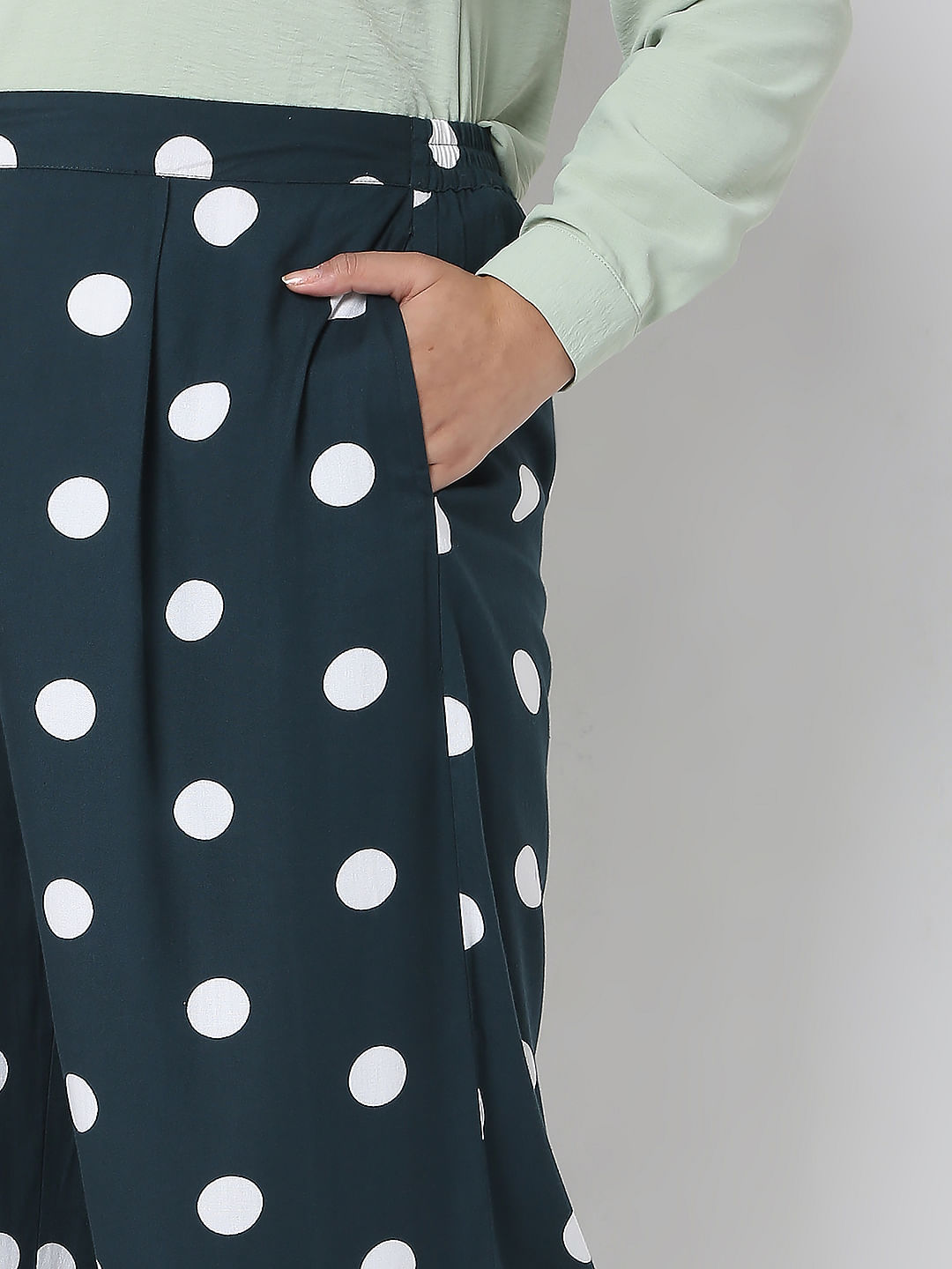 Polka Dots Trousers - Buy Polka Dots Trousers online in India