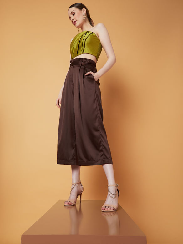 MARQUEE Brown Culottes