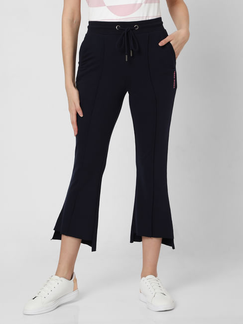 Navy Blue Flared Lounge Pants