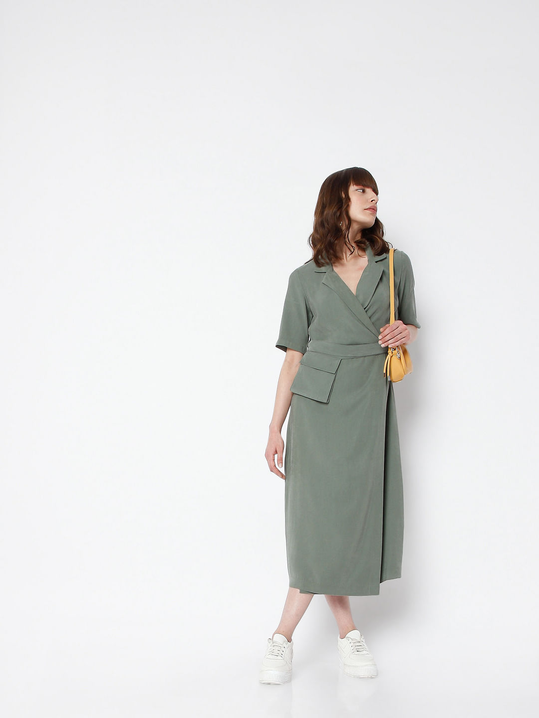 urban gap green dress