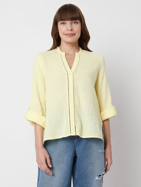 Yellow Organic Cotton Shirt