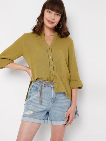 Yellow Organic Cotton Shirt
