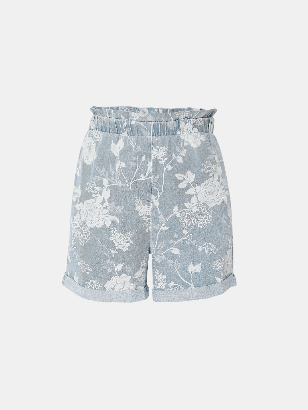 JDY by ONLY Light Blue Washed Denim Shorts