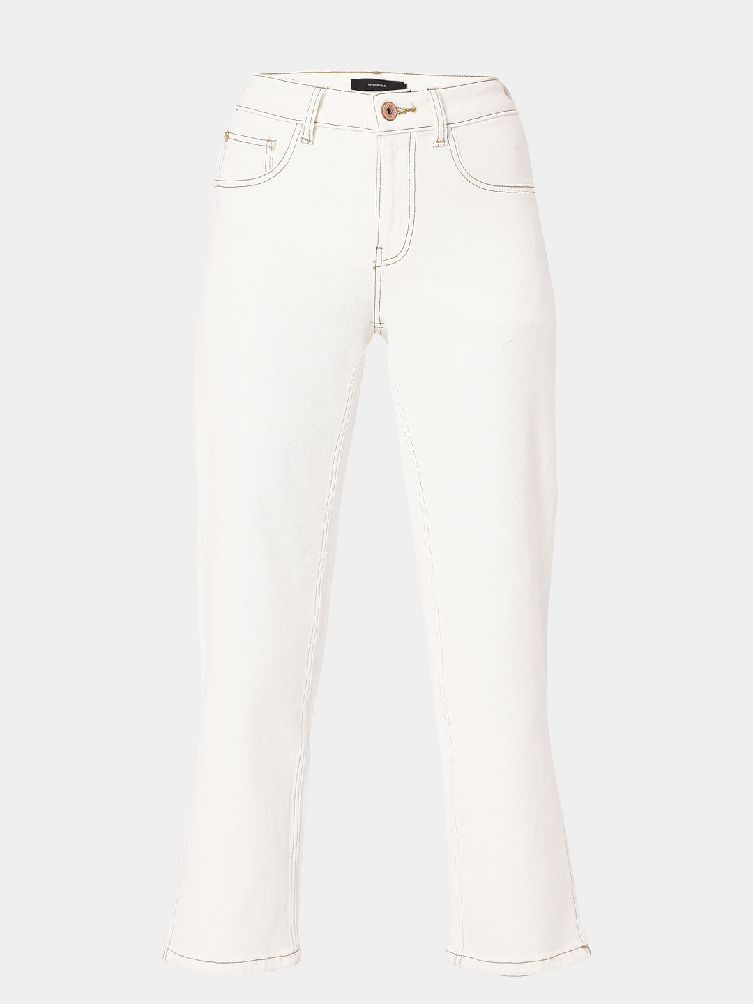 white straight leg jeans womens