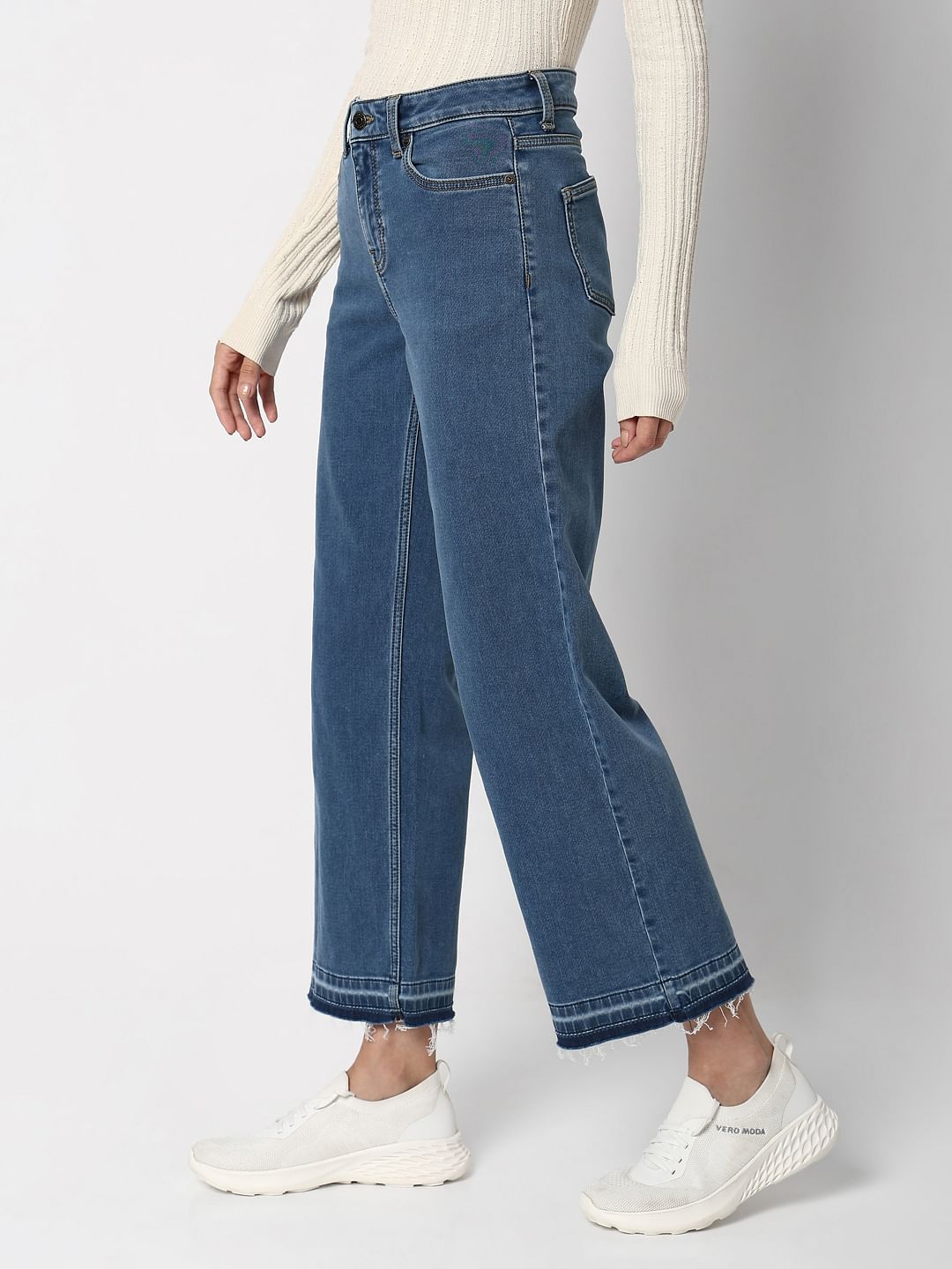 Vero moda hot sale straight jeans