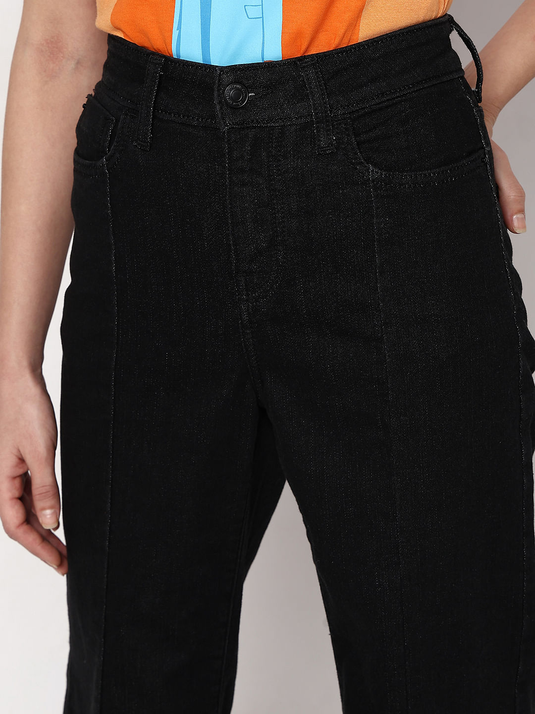 Raw edge sale jeans