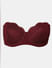 Red Lace Lightly Lined Strapless Bra 