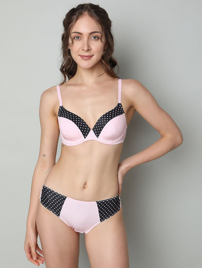 Pink Classic Full coverage Non-Padded Bra