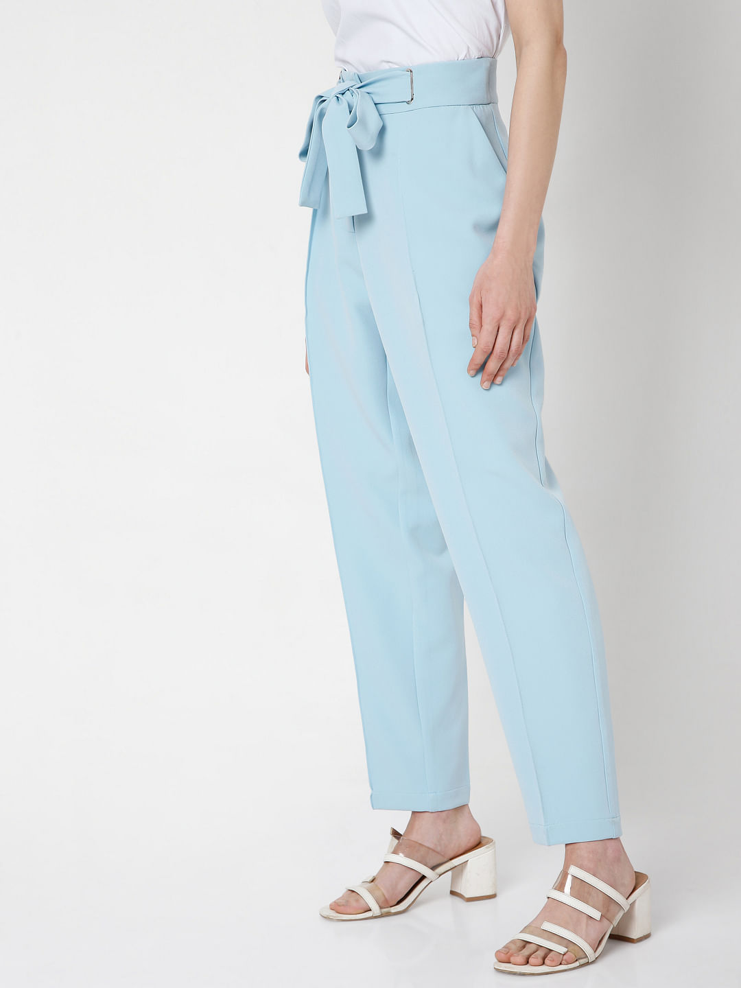 Buy Louis Philippe Blue Trousers Online  790396  Louis Philippe