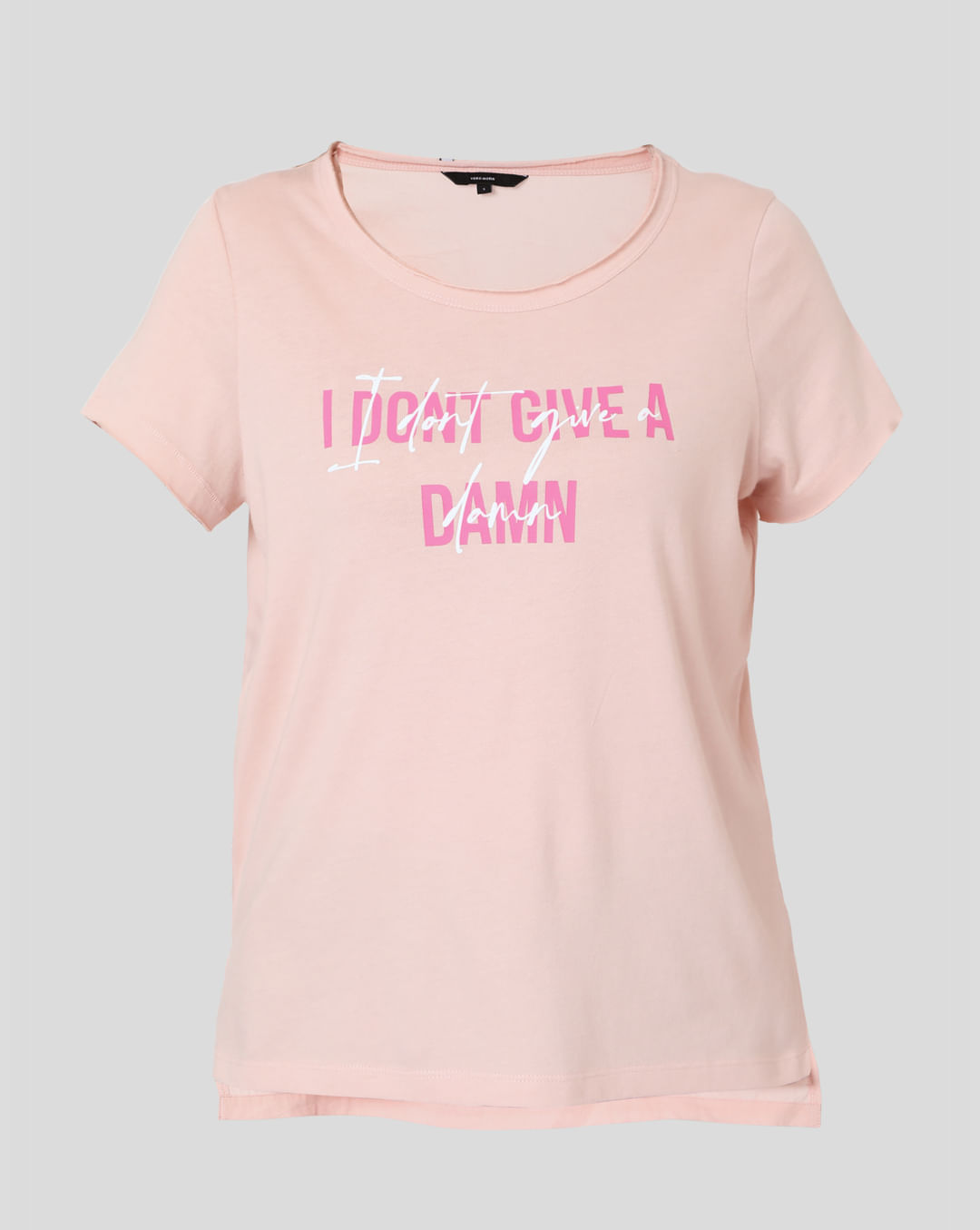 Buy Pink Slogan Print | VeroModa