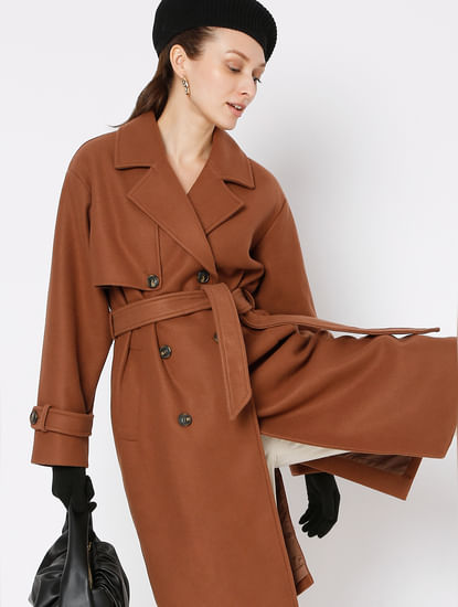 Brown Long Trench Coat
