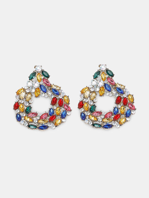 Multicolour Stone Earrings