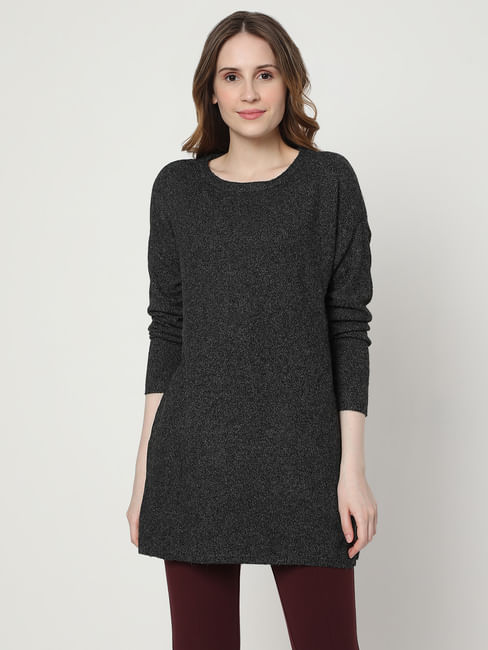 Grey Long Sweater 