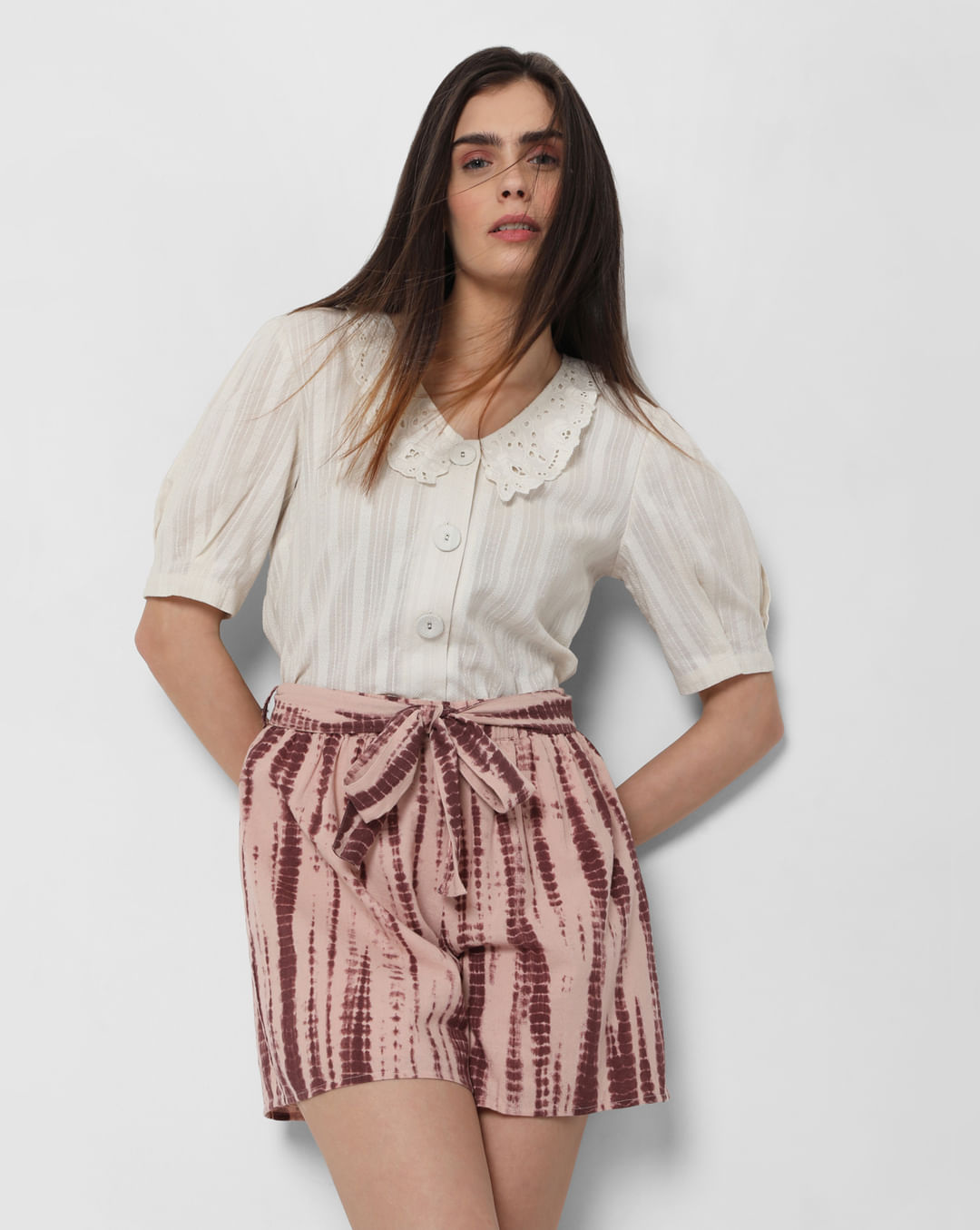 Buy Pink Organic Cotton Tie Dye Shorts Online In India. Buy Pink Organic Cotton Tie Dye Shorts Online In India.