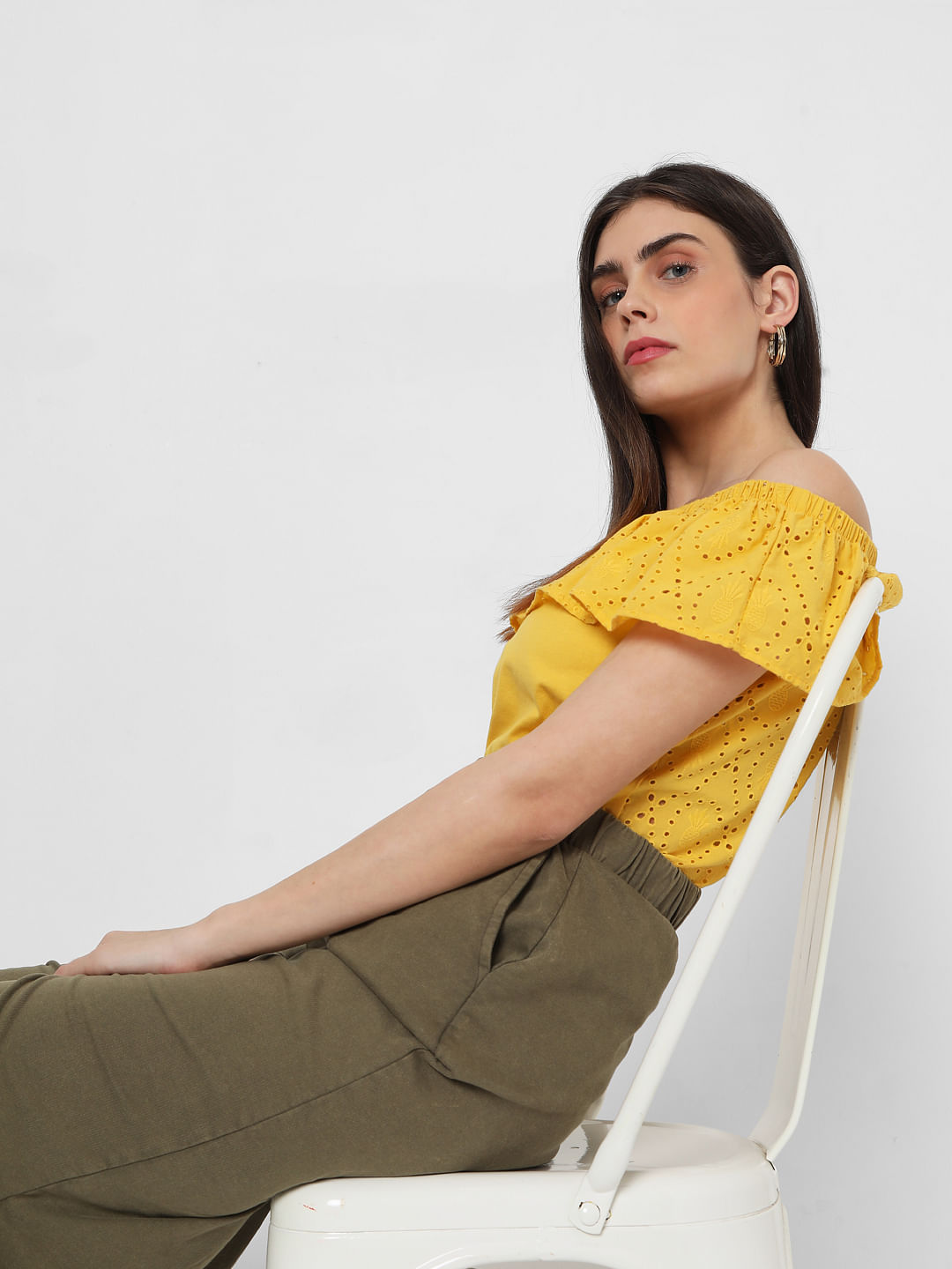 Mustard yellow hotsell tops online