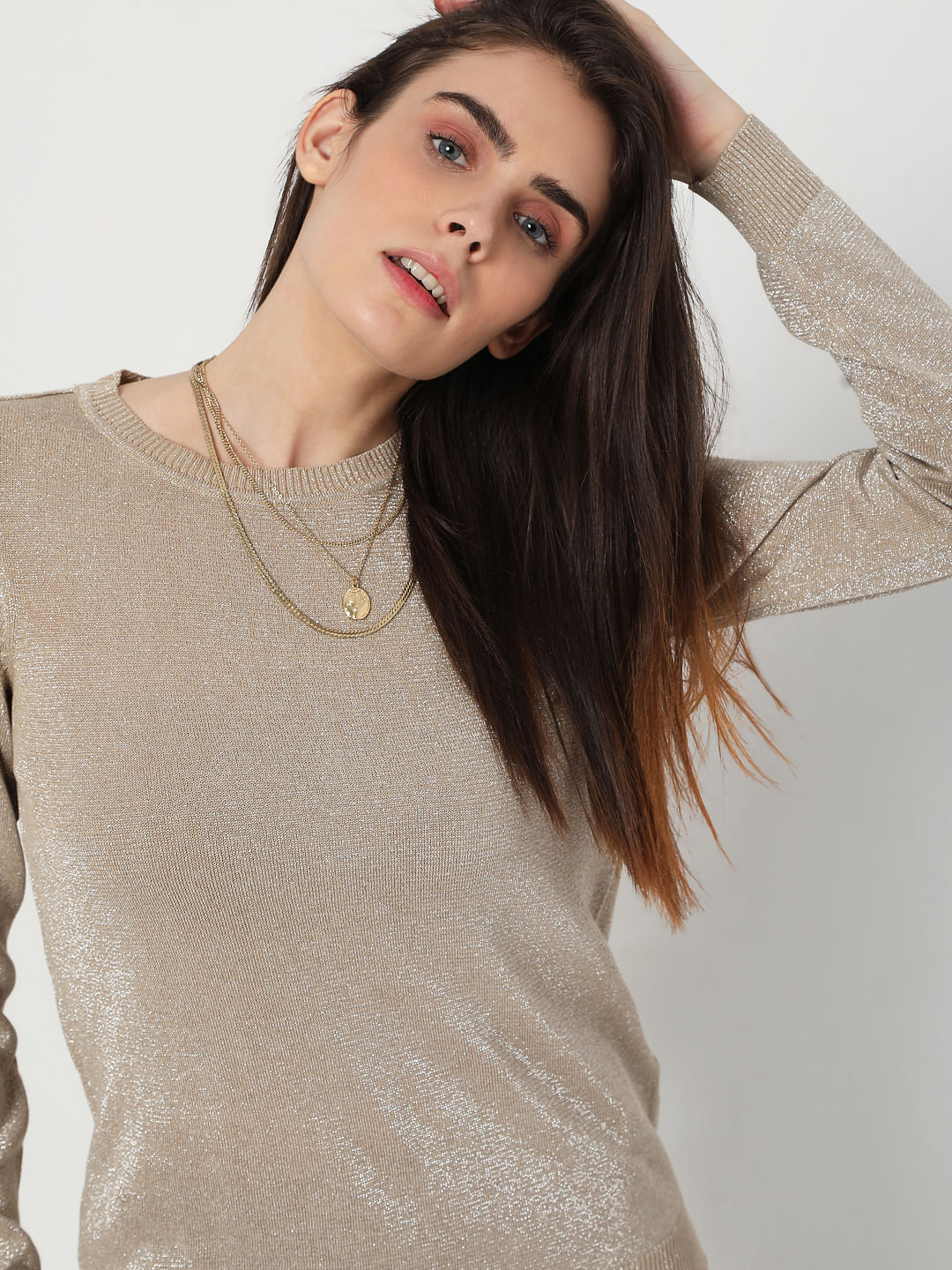 shimmer sweater