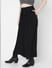 Black High Rise Tie Up Palazzo Pants 