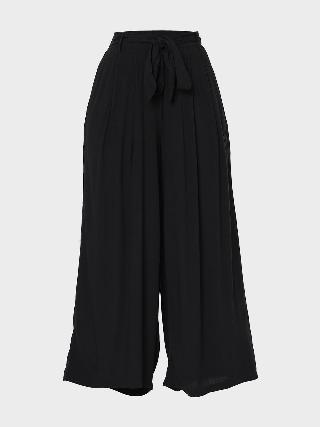 Buy Bandidhari Fashion Womens Regular Fit Cotton Palazzo Pants  BFBlackPlainpBlackFree Size at Amazonin