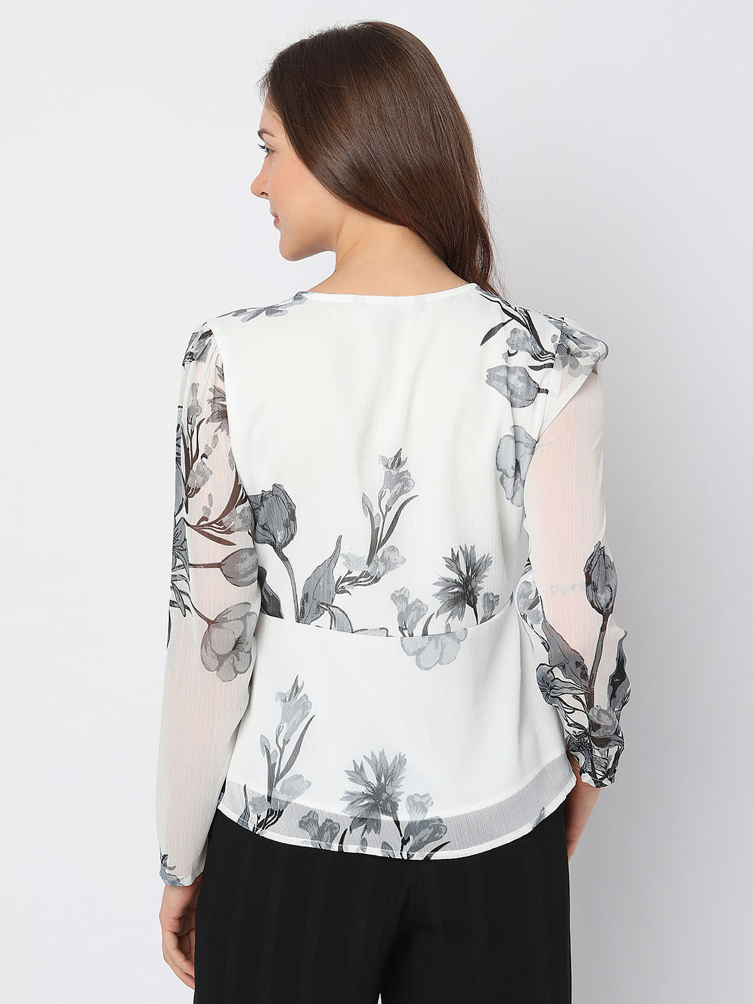 New look white floral deals top