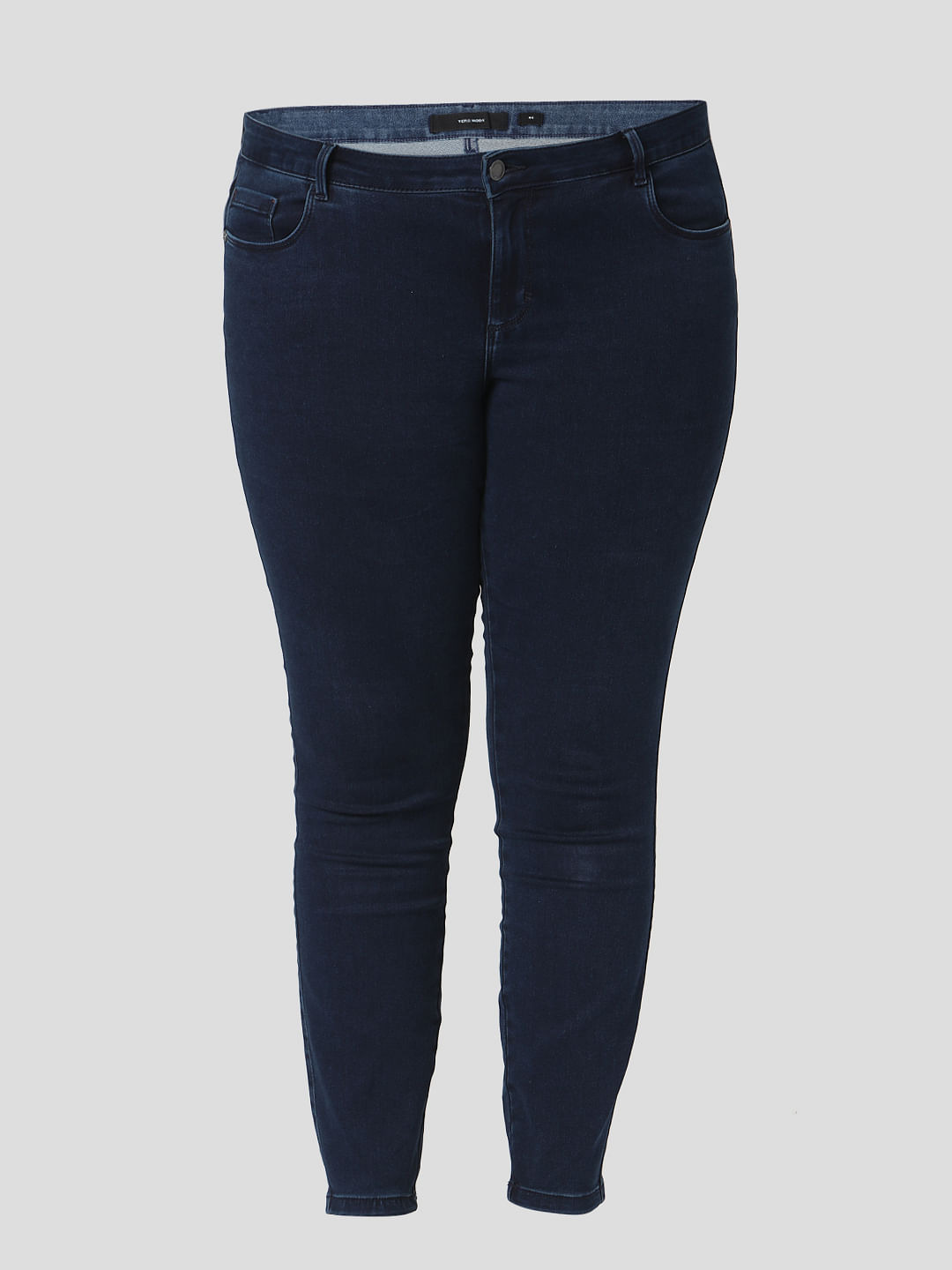 Buy LIFE Mid Stone High Rise Denim Relaxed Women's Jeans | Shoppers Stop
