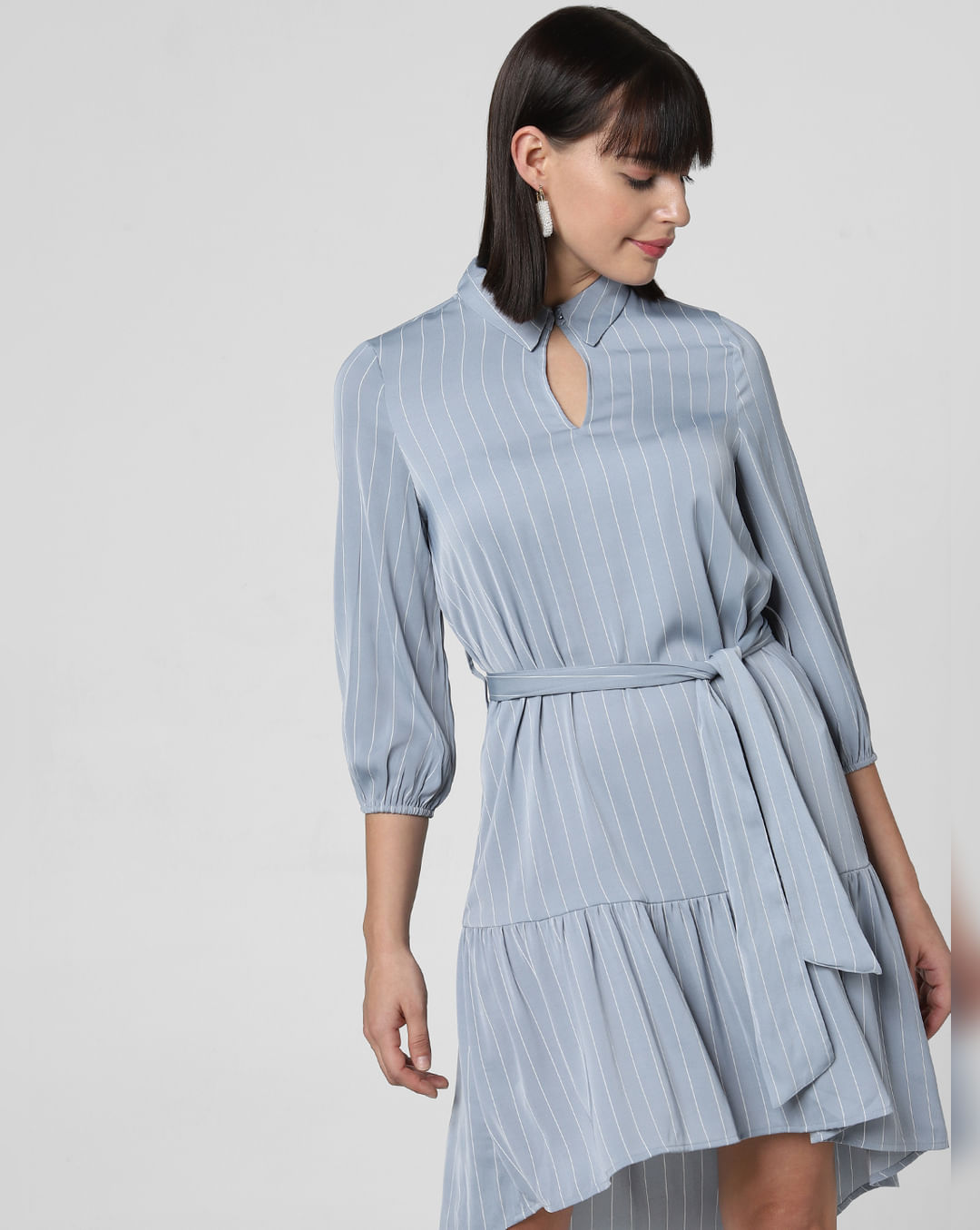 lure døråbning Hejse Shift Dresses For Women - Buy Blue Striped Belted Shift Dress Online In  India.