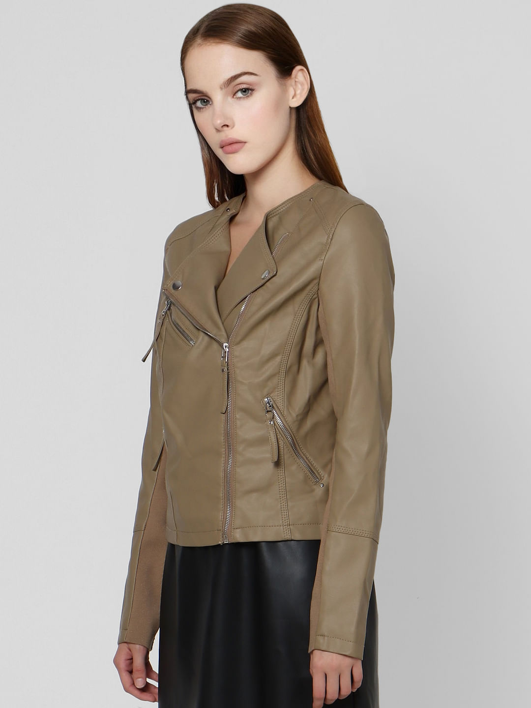 blanc noir social suede jacket