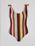 Multi-Colour Striped Swimsuit