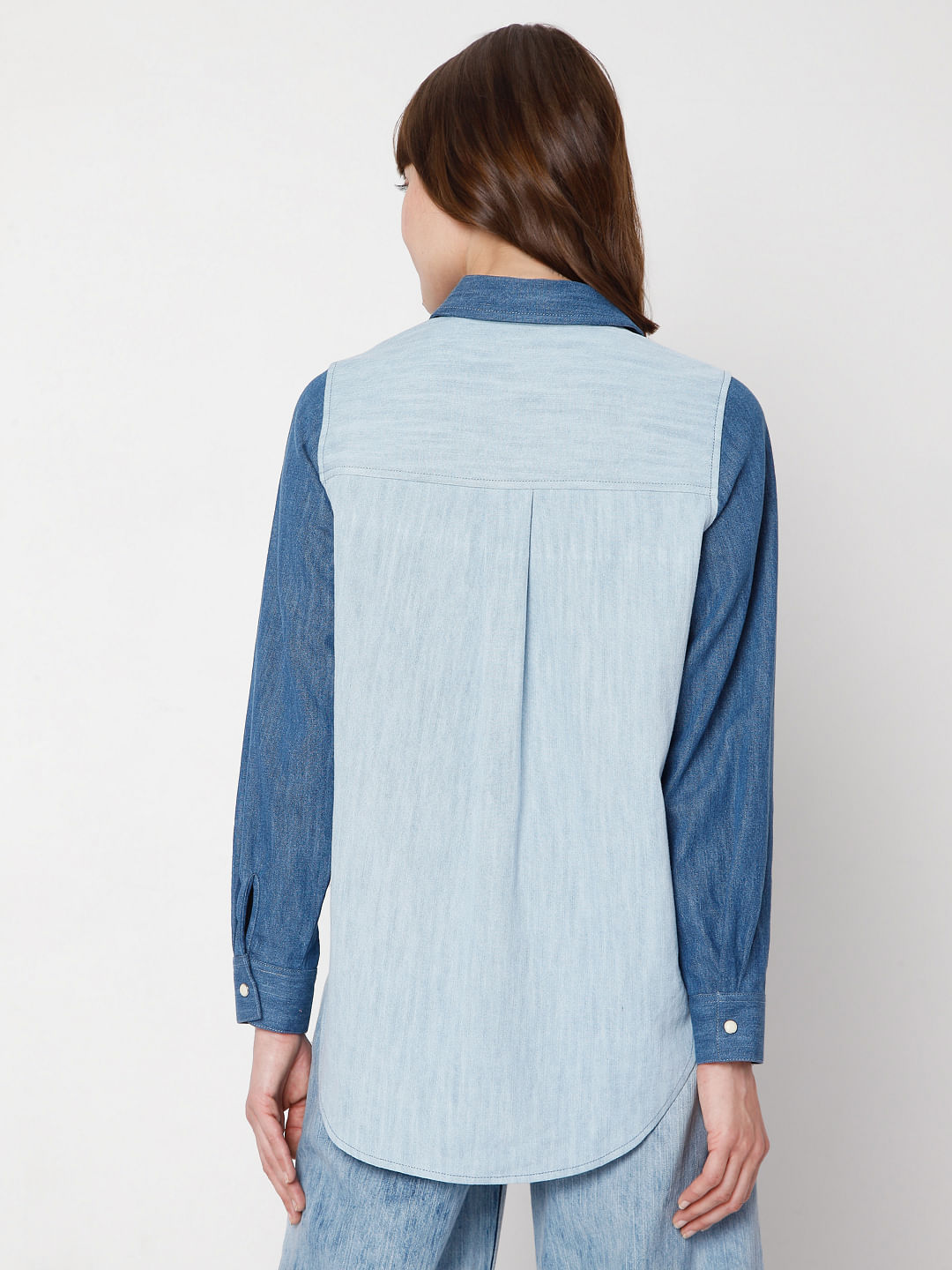Buy Ladyful Women's Sleeveless Denim Vest V Neck Button Down Jean Waistcoat  Jacket, Light Blue, X-Small at Amazon.in