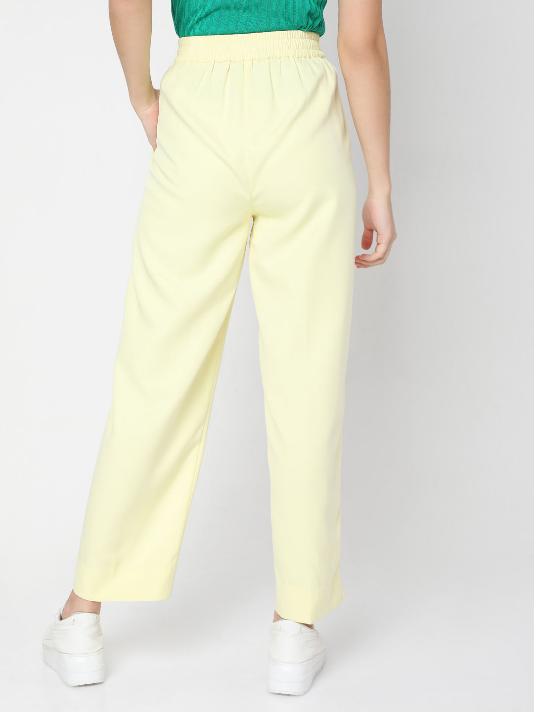 Cropped Linen Pants, Linen Trousers - Linenbee