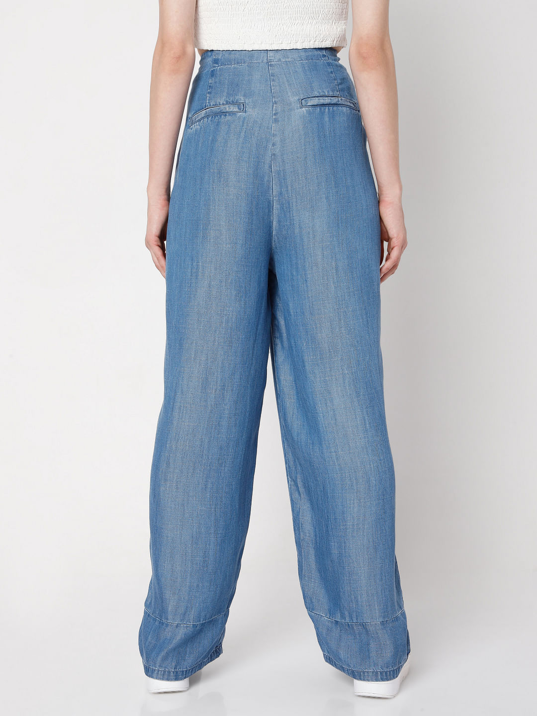 Rabatt 57 % Blau 38 Vero Moda Flared jeans DAMEN Jeans Flared jeans Destroyed 