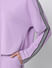 Purple Tape Detail Sweatshirt