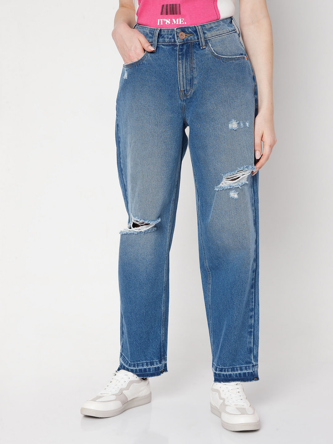 Best Offers on Boyfriend jeans for women upto 2071 off  Limited period  sale  AJIO