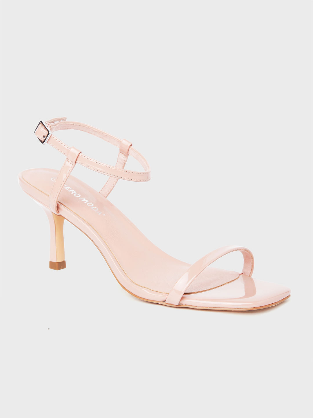 Baby pink heeled online sandals